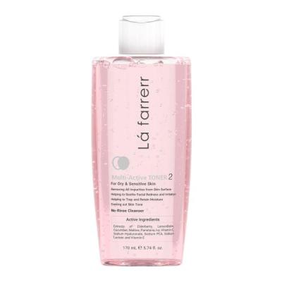 تونر مولتی اکتیو لافارر مناسب پوست خشک و حساس حجم 170 میلی لیتر