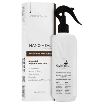 اسپری گره باز کن و تقویت کننده مو روغن آرگان نانوهیل