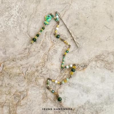 سنجاق سر ماهی سبز