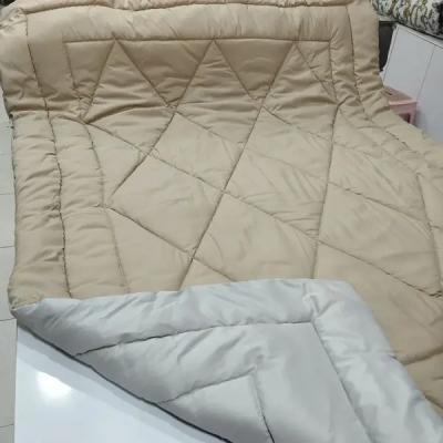 سرویس روتختی یک نفره 4تکه نخودی/طوسی کدD5