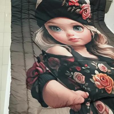 روتختی سه‌بعدی طرح دختر مهربان 2 (4 تکه)