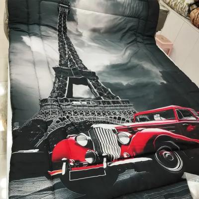 روتختی سه‌بعدی طرح برج ایفل و ماشین (4 تکه)