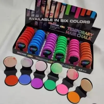 گچ مو رنگی فانتزی سکه ای آرایشی تیاناز