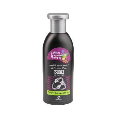 شامپو کافئین و روغن هسته انگور 300 میل
