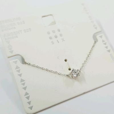 دستبند نقره 925 کار شده با سنگ زیرکنیا اصل ، ساخت تایلند