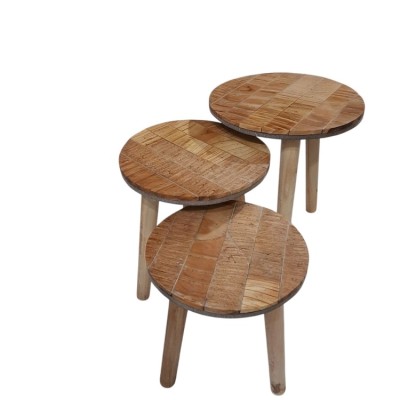 میز (استند) سه تیکه چوبی چوب کاج