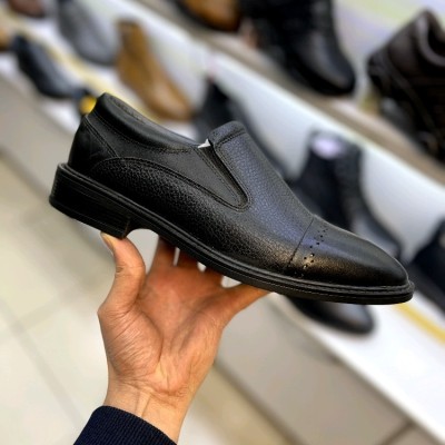 کفش مجلسی چرم تبریز بی بند