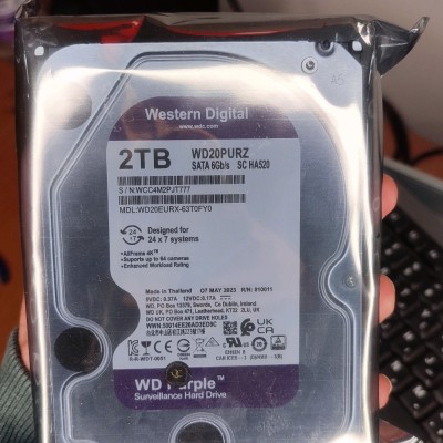 هارد اینترنال 2ترابایت وسترن دیجیتال اصلی