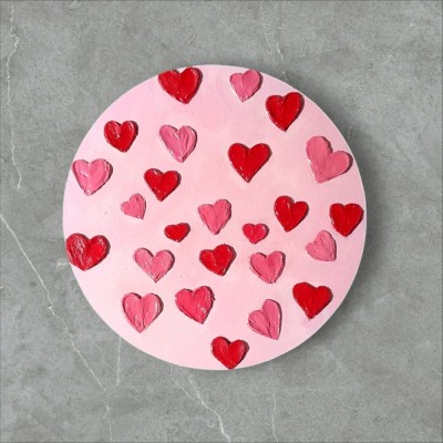 دیوار کوب چوبی طرح قلب