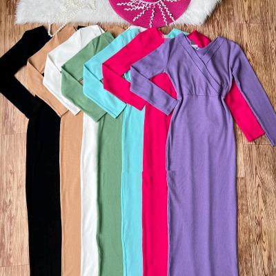 سارافون زنانه نخ پنبه مدل کبریتی ریز