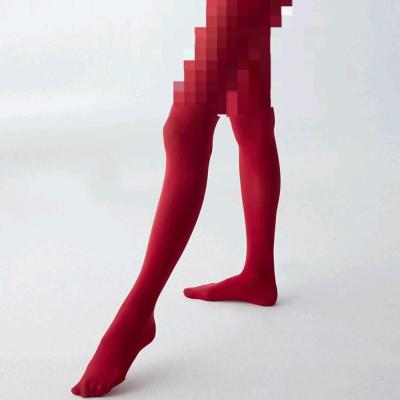 جوراب شلواری میکرو 40 پنتی رنگ قرمز