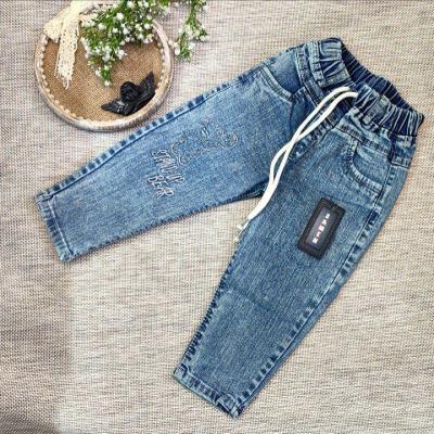 شلوار لی مام فیت بچگانه مدل خرس اسپرت کناسب دختر و پسر