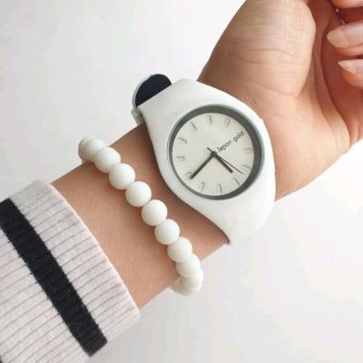 ساعت دخترانه ژاپن گلد پاستیلی سفید