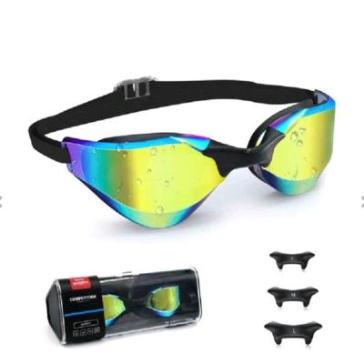 عینک شنا حرفه ای رنگ سبز و آبی