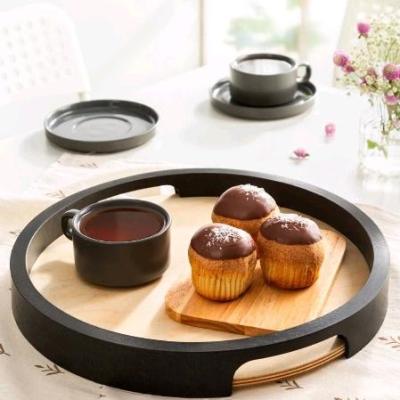 سینی چوبی گرد