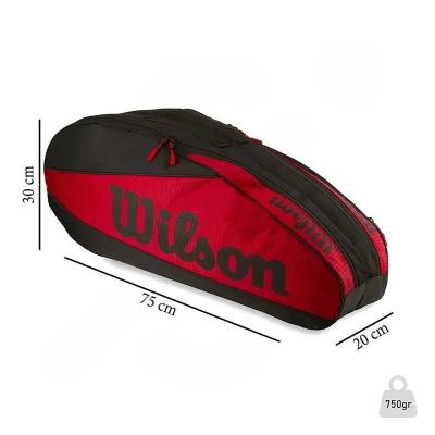 ساک ورزشی بدمینتون ویلسون ( Wilson ) دو قلو کوله ای ( قرمز )
