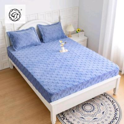 روتختی کشدار دونفره مخمل وارداتی تک رنگ