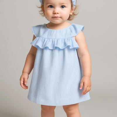 ست سارافون و تل دخترانه لباس کودک با تل سر ست مناسب مهمونی و تولد