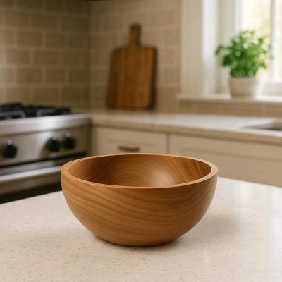 کاسه چوبی راش خراطی شده