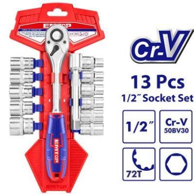 ست بکس و جغجغه 13 عددی ایمتاپ EMTOP مدل ESKT12131