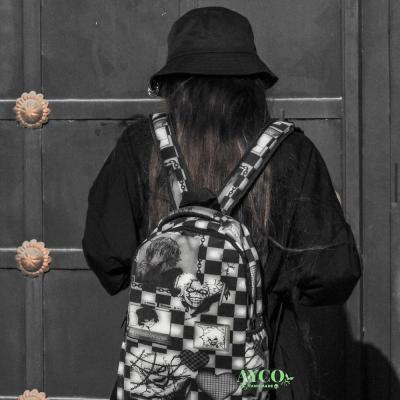 کوله پشتی مدرسه ای دوزیپ جادار با جای لب تاپ