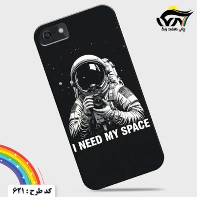 قاب موبایل طرح فضانورد عکاس کد 621