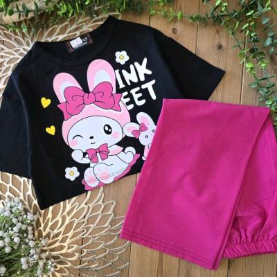 کراپ شلوار دخترانه لنین خرگوش سایز40