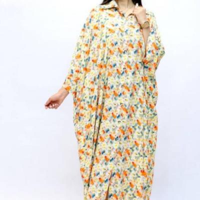 مانتو نخی طرح دار ،جلو دکمه دوجیب آستین دوبل مدل پانچ-154464