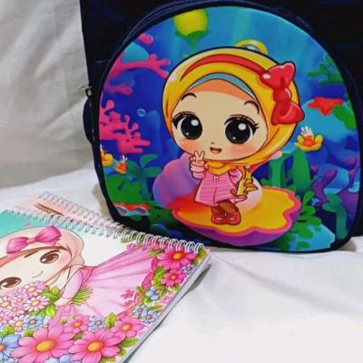 کوله پشتی مدرسه دخترانه طرح حجاب