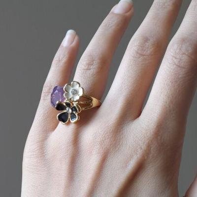 انگشتر گل رادیوم سایز 6