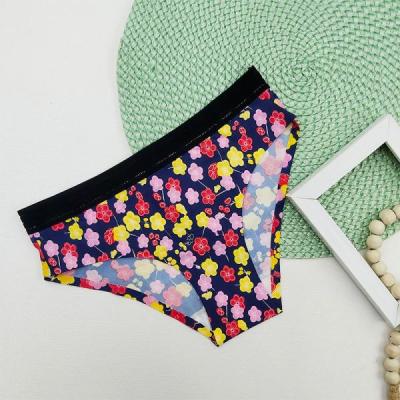 شورت زنانه لیزری طرح گل سرمه ای کد 10073