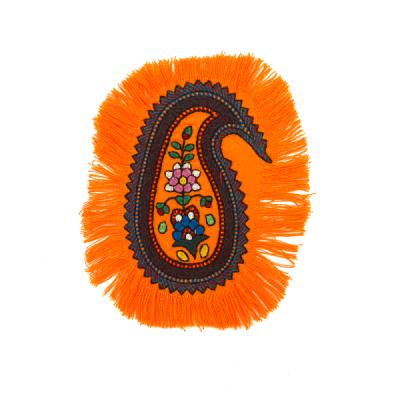 بته جقه پته دوزی رنگ نارنجی کد BT05