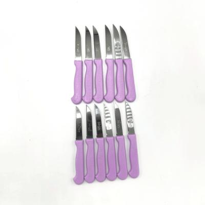 کارد میوه خوری ساده رنگ یاسی 12عددی Romantic