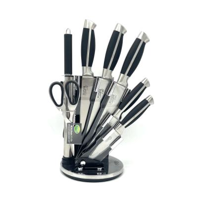 سرویس کارد و ساطور سوپر لایف رنگ مشکی مدل SL 008