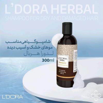 شامپو گیاهی برای موهای خشک 300میل