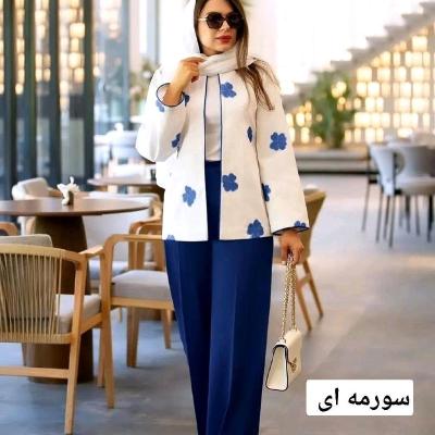 کت و شلوار گلدار-156187