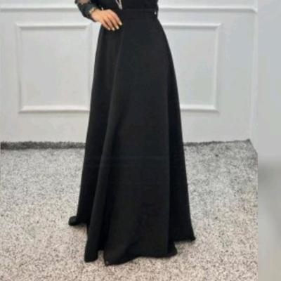 پیراهن شب زنانه کرپ مدل پوشیده لباس مجلسی مزونی زنانه سایز بزرگ-157287