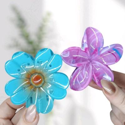 کلیپس مو تک‌گل آبرنگی پلومریا | مینیمال، لطیف