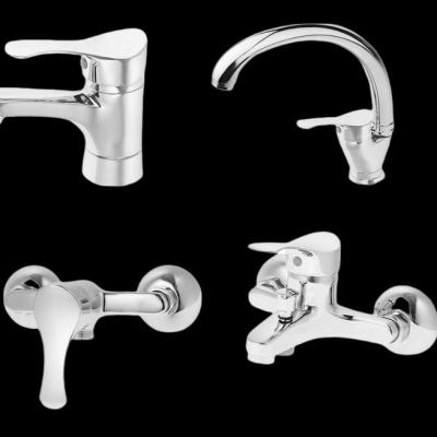 ست شیرآلات اهرمی 4تایی استاندارد گارانتی دار مدل اکو