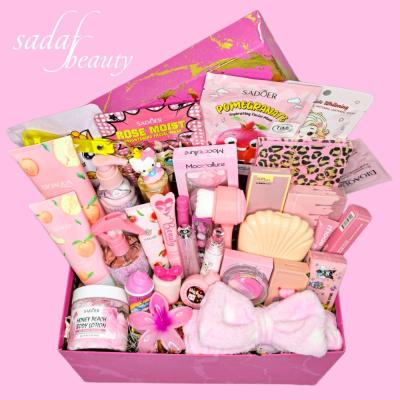 پک لوازم آرایشی صورتی کد034