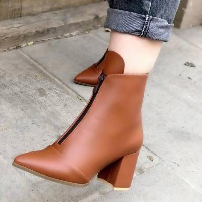 نیم بوت جلو زیپ