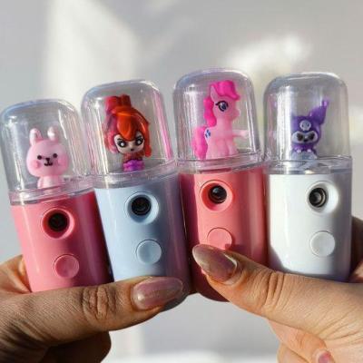 دستگاه بخور سرد دارای آینه و سیم شارژر کوچک و قابل حمل و دارای چراغ-156924