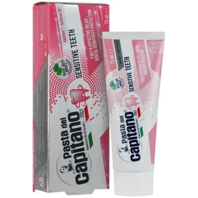 خمیر دندان مخصوص دندان های حساس پاستا دل کاپیتانو حجم 75 میلی‌لیتر