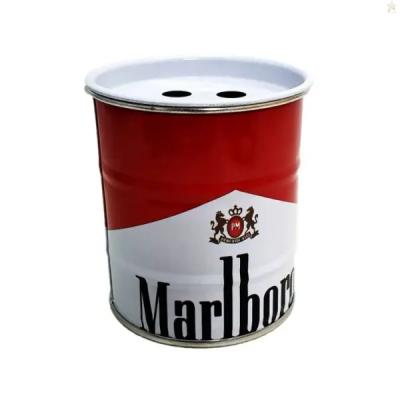 زیرسیگاری بشکه طرح مارلبرو صورتی