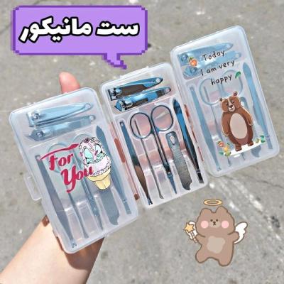 ست مانیکور فانتزی جعبه دار 7 تکه