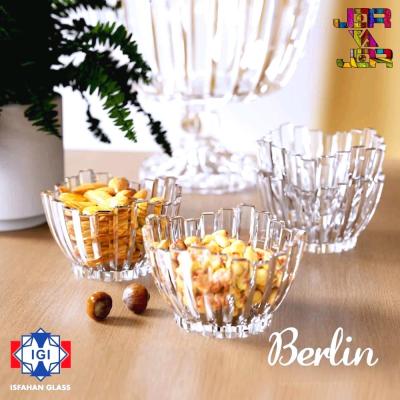 کاسه 10 برلین سفید بلور و شیشه اصفهان