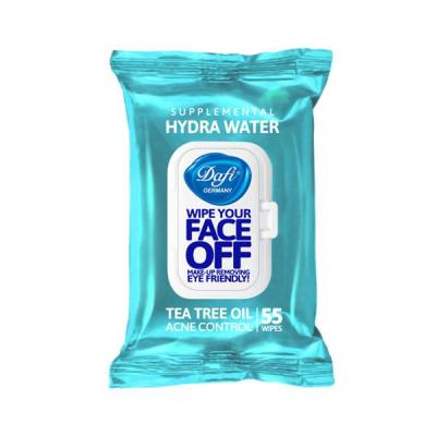 دستمال مرطوب دافی مدل HYDRA WATER بسته 55 عددی