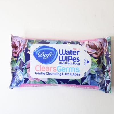 دستمال مرطوب پاک کننده دست و صورت دافی 12 برگ