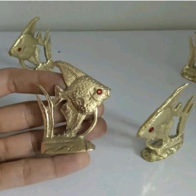 مجسمه برنزی ماهی آنجل مینیاتوری