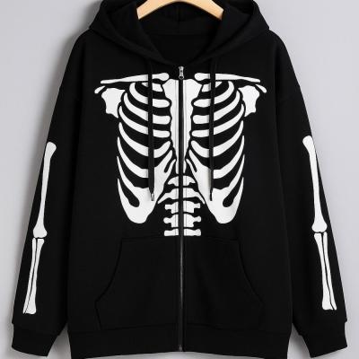 سوئیشرت مشکی فری سایز پسرانه دخترانه مدل آناتومی